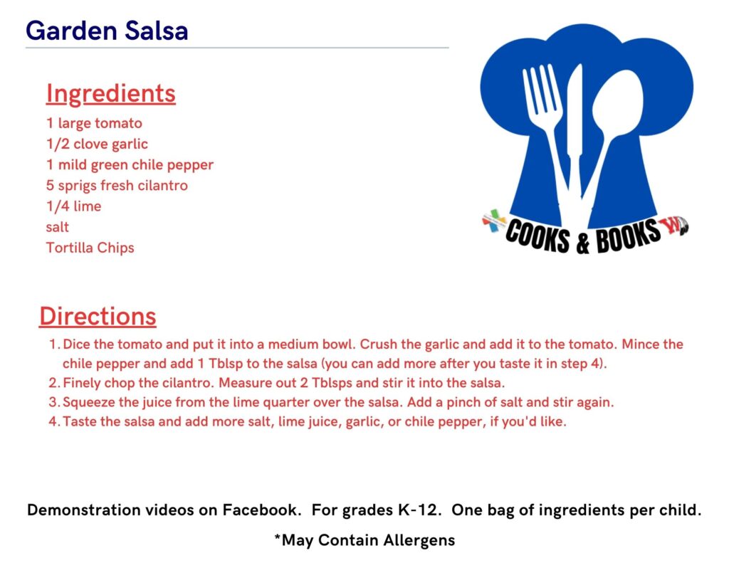 Garden Salsa: Ingredients and Directions