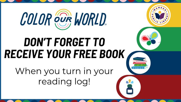 SRP Free Book pickup for Teens and Elementary when you turn in your reading log