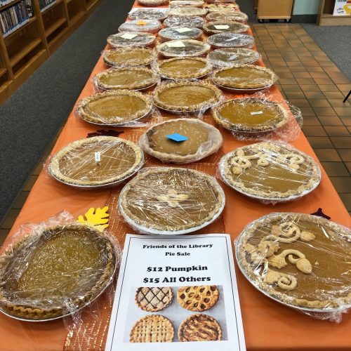 Friends of the Library 2019 Annual Pie Sale