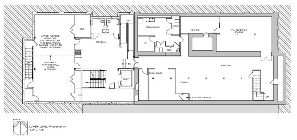 Blue Print of new library
