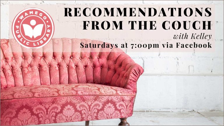 Recommendations from the couch, new post every Saturday on Facebook at 7 pm