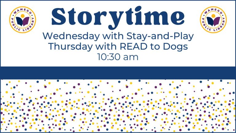 Fall Storytime: Wednesdays and Thursdays at 10:30 am, at WPL